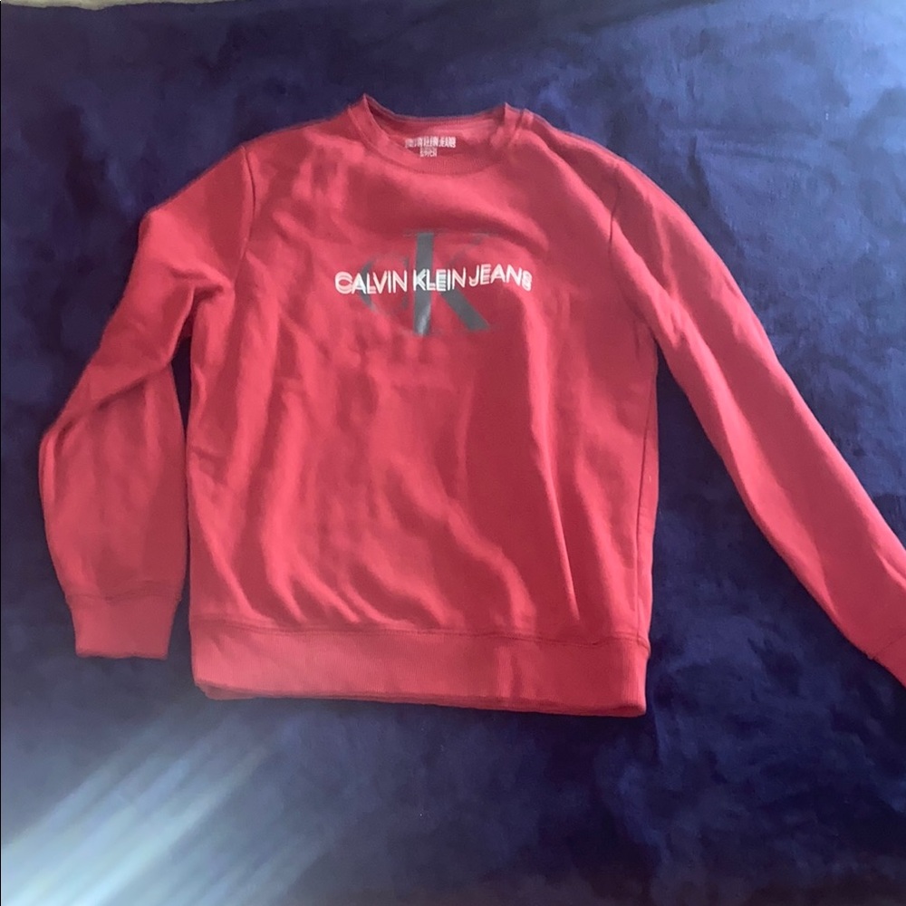 Calvin Klein Jeans Red Men's Sweater